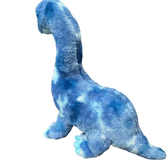 Aurora Plush Dinosaur Brachiosaurus Stuffed Animal Shower Gift Nursery Blue 15" - Picture 10 of 10